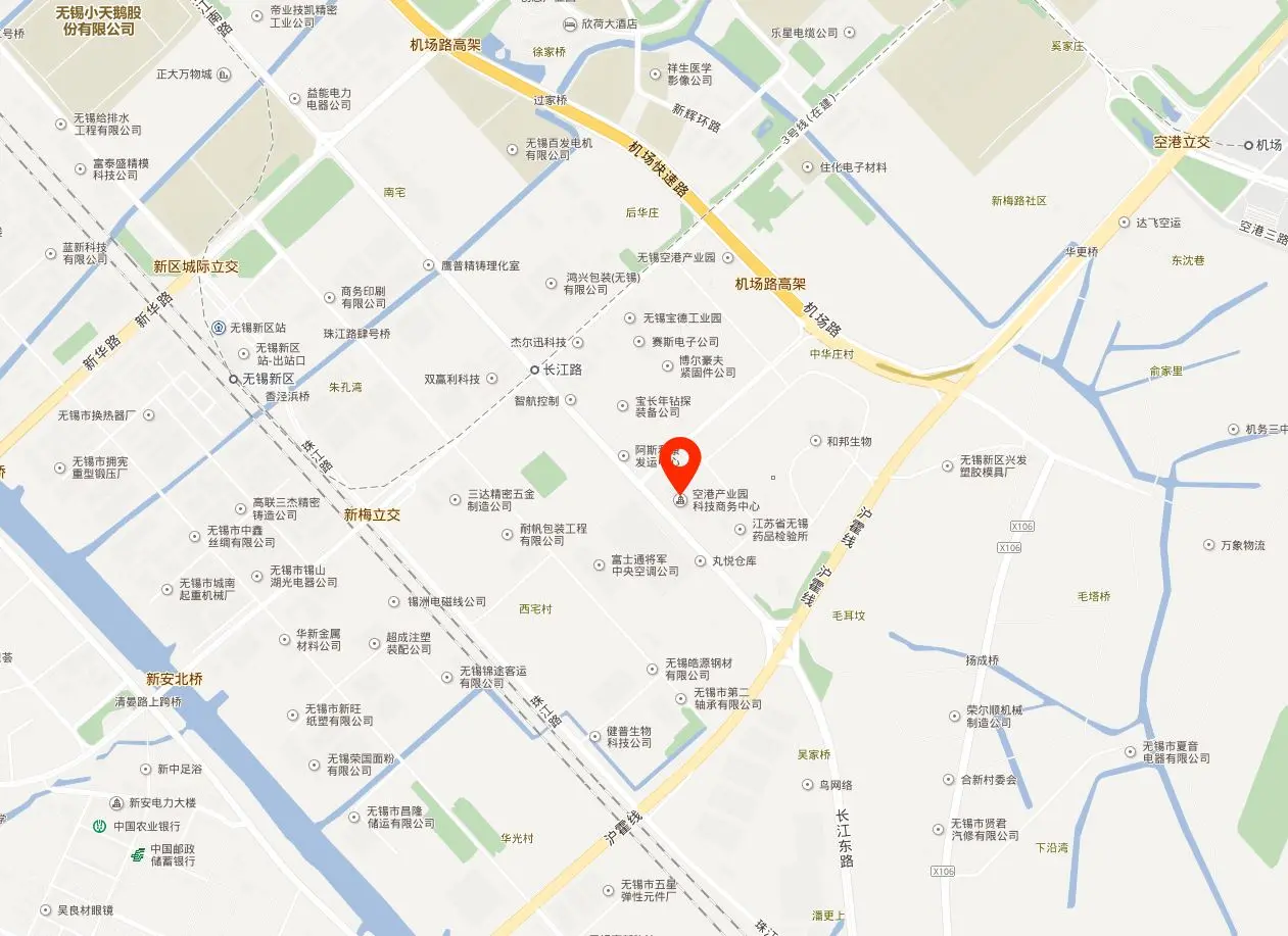 空港产业园科技商务中心地图位置